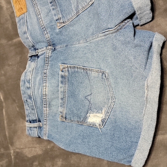 Super Dry Jean Shorts sz 32 - Picture 6 of 7
